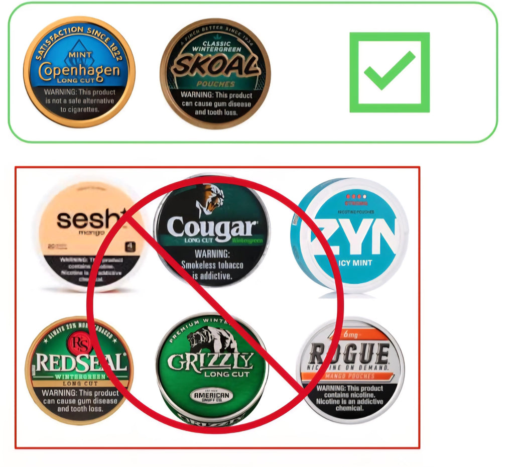 Car and Truck Visor Clip Holder for Copenhagen and Skoal Dip Cans, Black