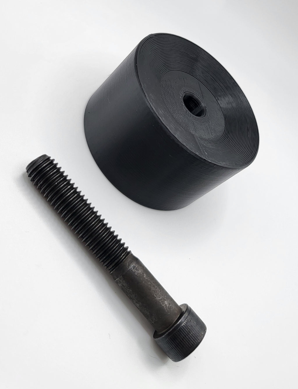 SPWM Ball Head Conversion Adapter for BOG Adrenaline Tripod, Black PETG, Custom Mounting Solution with Threaded Bolt, Photography and Hunting Equipment