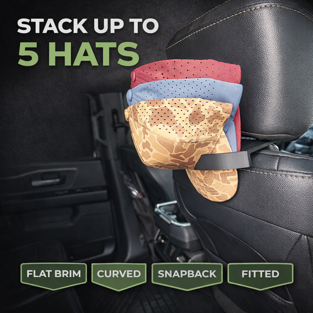 CabCap — Headrest Hat Holder (Patent Pending)