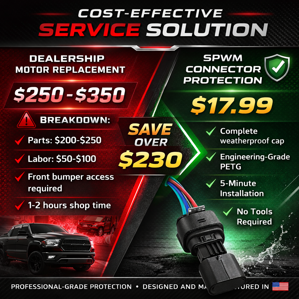 RAM 1500 Active Air Dam Wiring Harness Connector Cap (2019-2025)