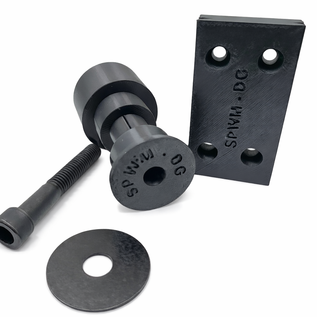SPWM Bog Deathgrip Tripod Ball Head Conversion with 1 inch Riser
